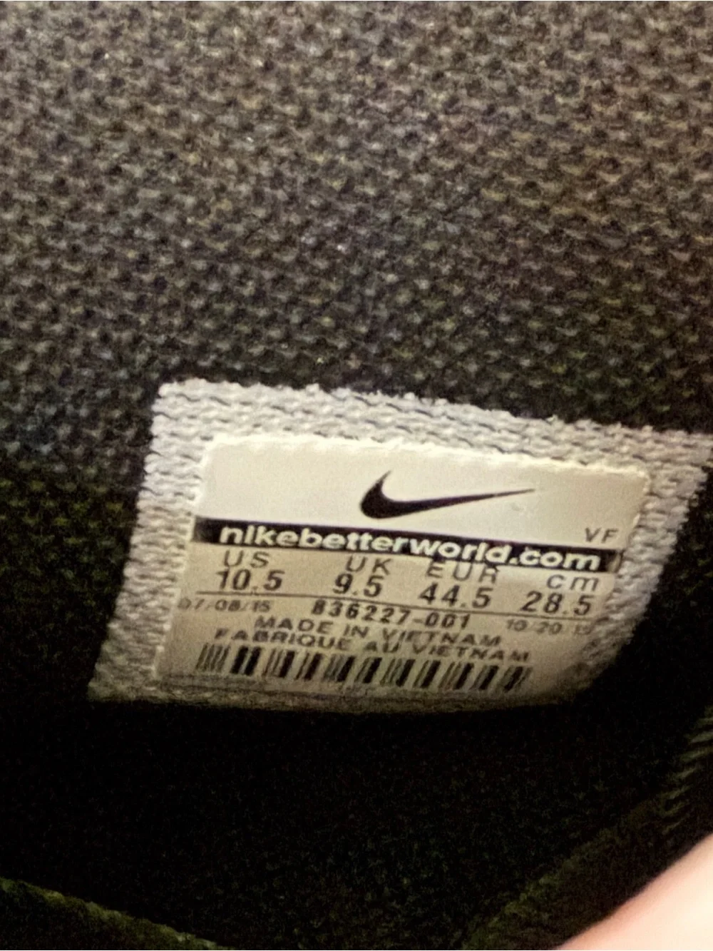 Nike Air Force 1 High Black History Month 2016 Men’s Size 10.5